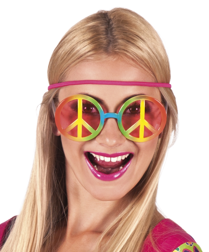 Hippy Peace Sign Glasses