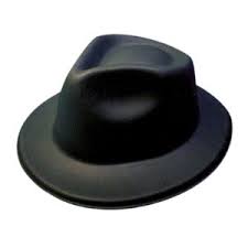 Gangster Hat – Black Foam