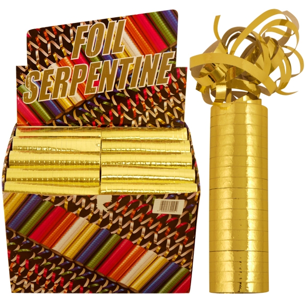 Gold Throw Streamers