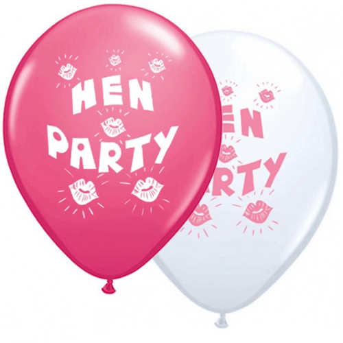 Printed Balloons - Hen Party