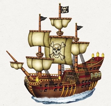 Pirate Ship Cut Out