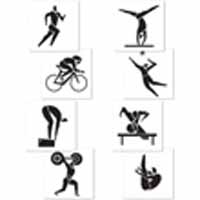 Summer Sports Cut Outs