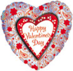 26" Foil Valentine Message Balloon