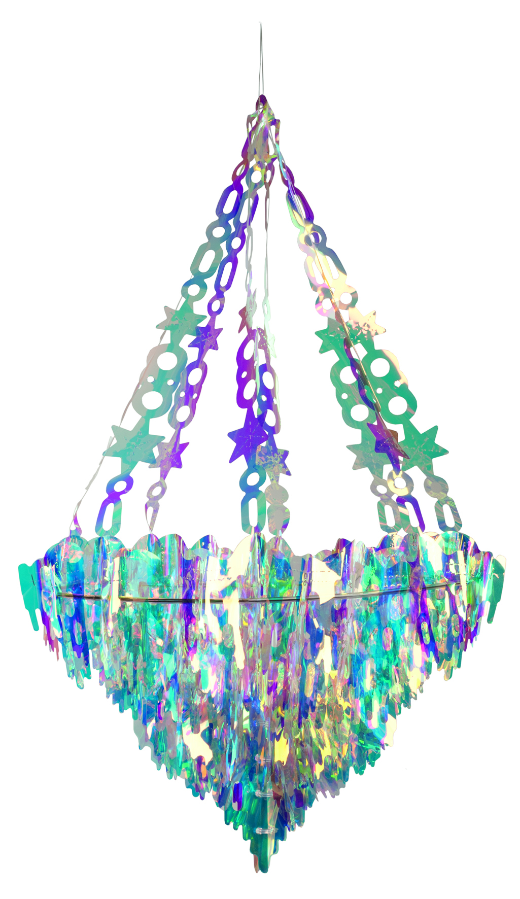 30cm Holographic Icicle Chandelier