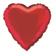 31" Heart Shape Foil Balloons - Red