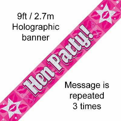 Hen Party Foil Banners