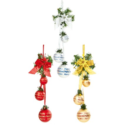 55CM HANGING BALL CLUSTER MOBILE - GOLD